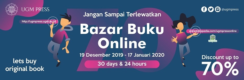 UGM Press Holds Online Book Bazaar with Lots of Discounts to Celebrate the 70th Anniversary of UGM