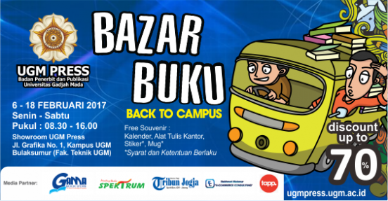 BAZAR BUKU UGM PRESS 2017 “BACK TO CAMPUS”
